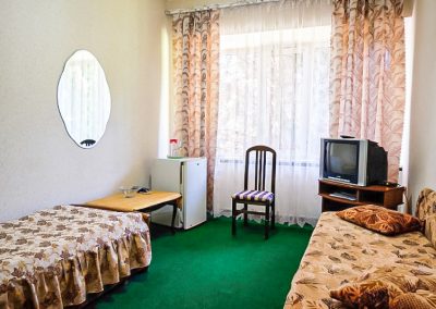Однокомнатный одноместный номер Стандарт в санатории «Вернер» в г. Ессентуки - фотография