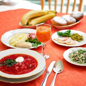 Столовая в санатории «Вернер» в г. Ессентуки - фотография