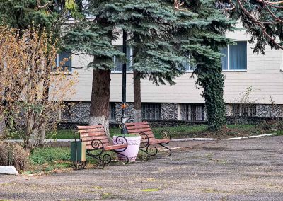 Территория санатория «Вернер» в г. Ессентуки - фотография