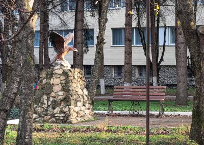 Территория санатория «Вернер» в г. Ессентуки - фотография