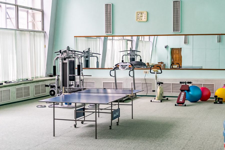 Тренажерный зал в санатории «Вернер» в г. Ессентуки - фотография