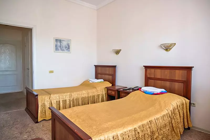 Однокомнатный двухместный номер Эконом в санатории «Вернер» в г. Ессентуки - фотография