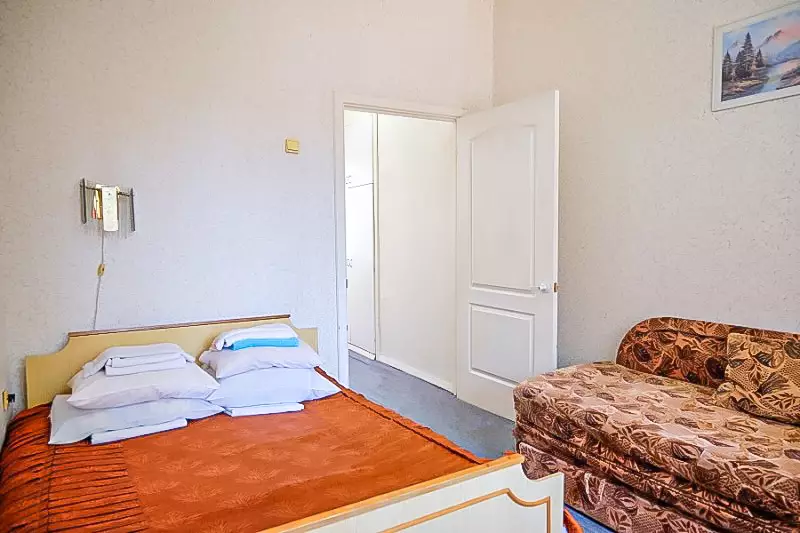 Однокомнатный двухместный номер Стандарт в санатории «Вернер» в г. Ессентуки - фотография