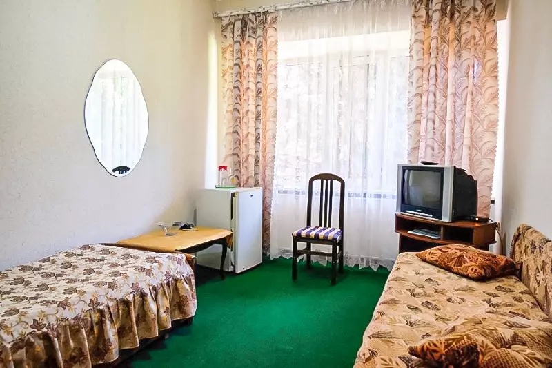 Однокомнатный одноместный номер Стандарт в санатории «Вернер» в г. Ессентуки - фотография
