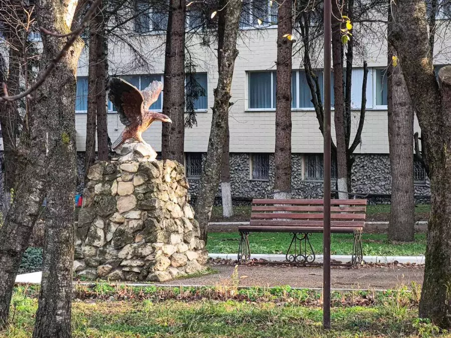 Территория санатория «Вернер» в г. Ессентуки - фотография